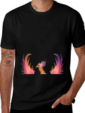 Phoenix Graphic Black T-Shirt