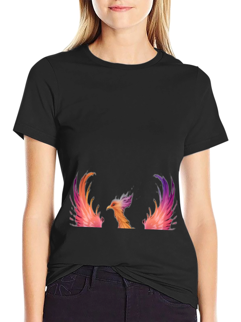 Phoenix Graphic Black T-Shirt