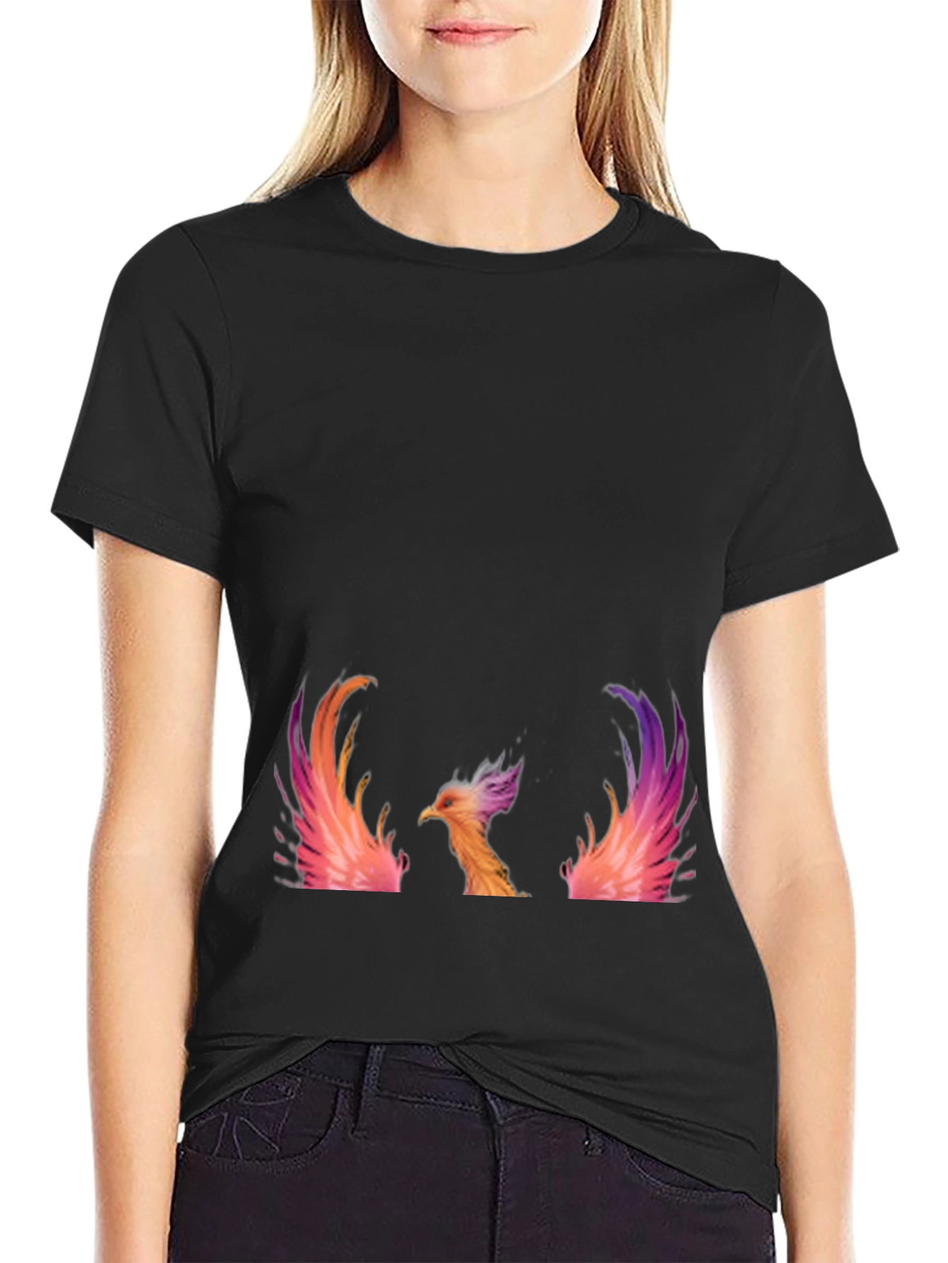 Phoenix Graphic Black T-Shirt
