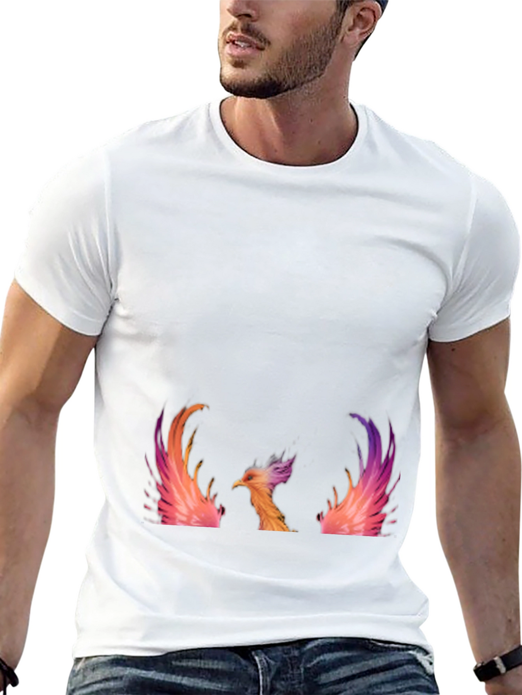 Phoenix Graphic Black T-Shirt
