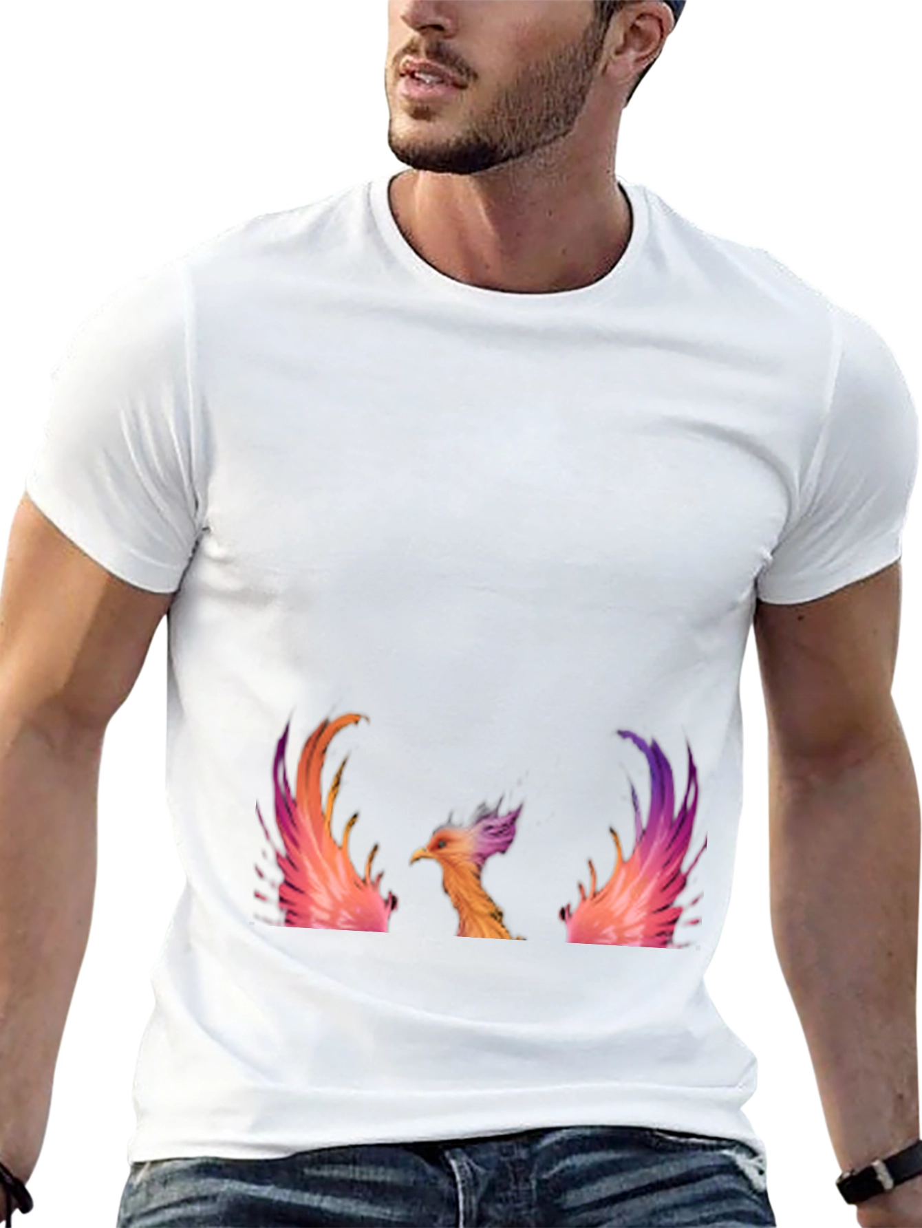 Phoenix Graphic Black T-Shirt