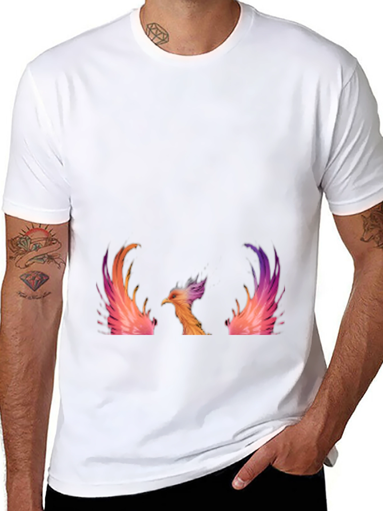 Phoenix Graphic Black T-Shirt