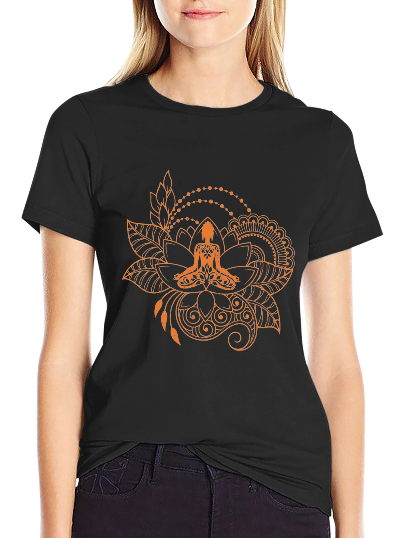 Lotus Meditation Graphic Tee