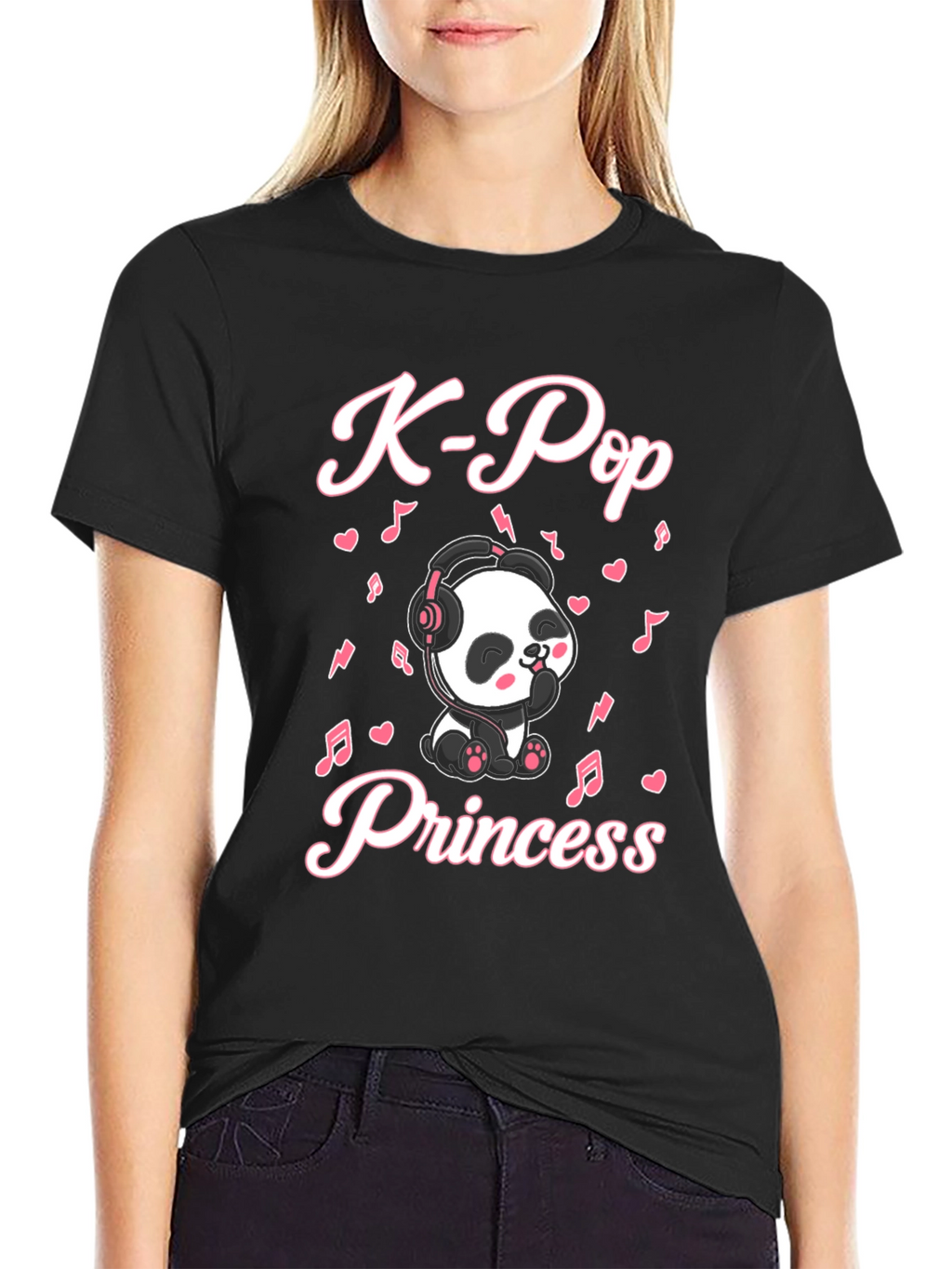 K-Pop Princess Panda T-Shirt