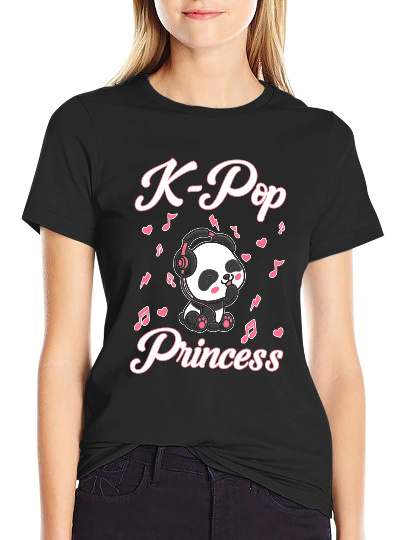 K-Pop Princess Panda T-Shirt