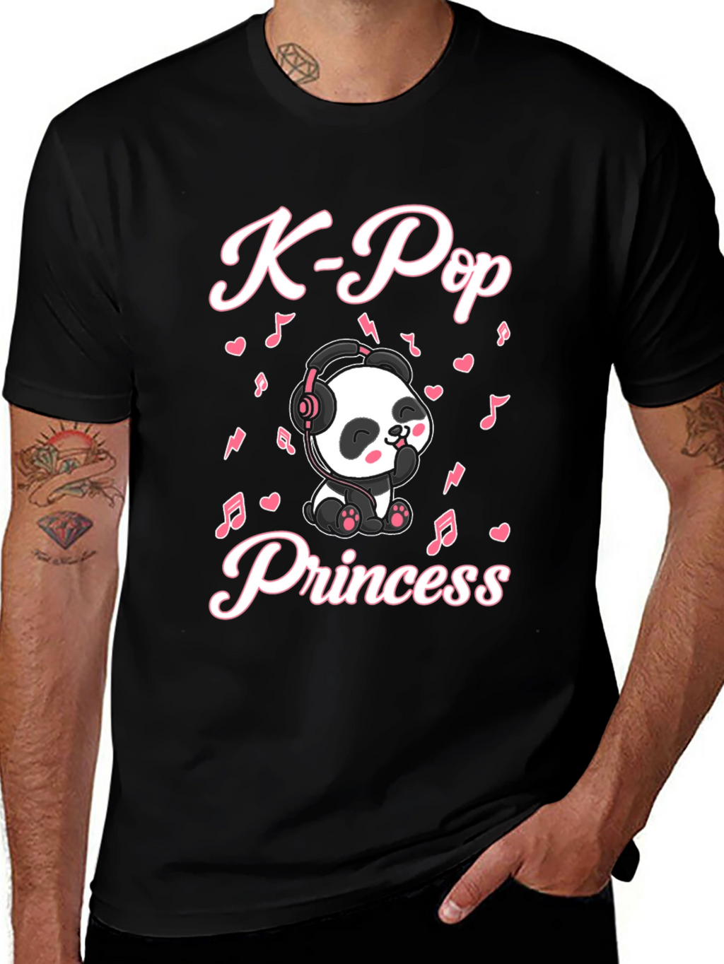 K-Pop Princess Panda T-Shirt