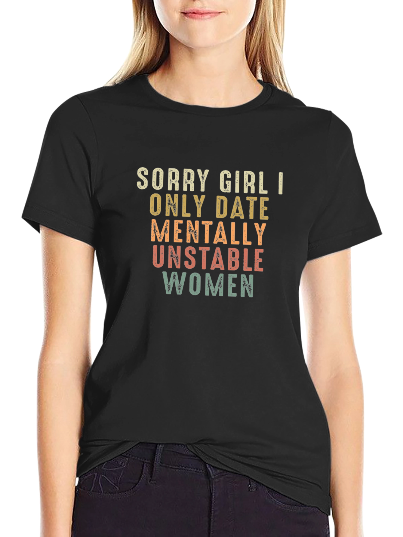 Sorry Girl I Only Date Mens T-Shirt