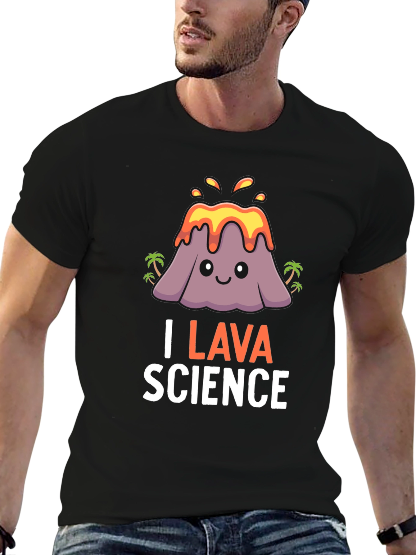 I Lava Science T-Shirt Volcano Pun Tee
