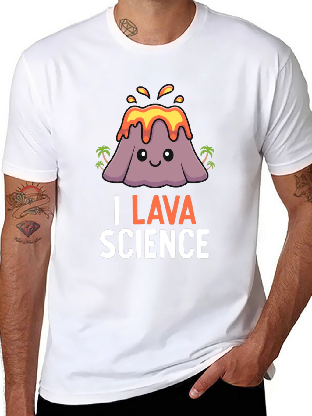 I Lava Science T-Shirt Volcano Pun Tee