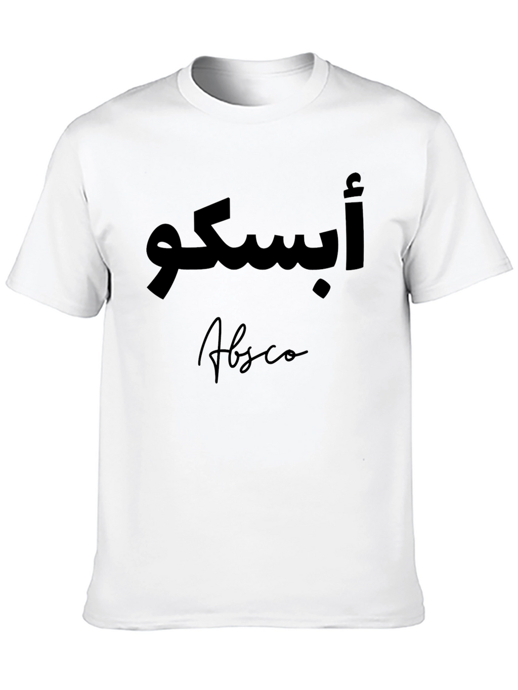 Arabic Text Black Graphic T-Shirt