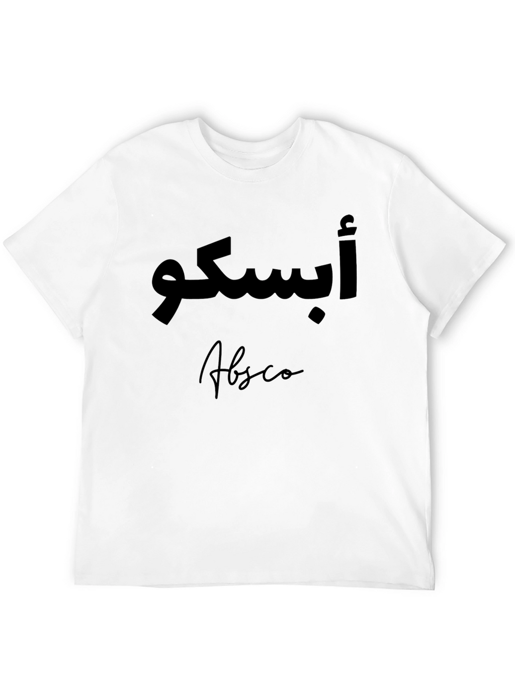 Arabic Text Black Graphic T-Shirt