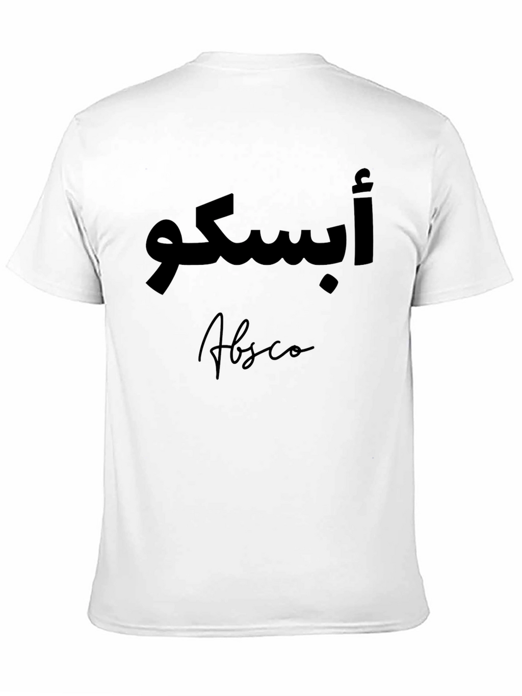 Arabic Text Black Graphic T-Shirt