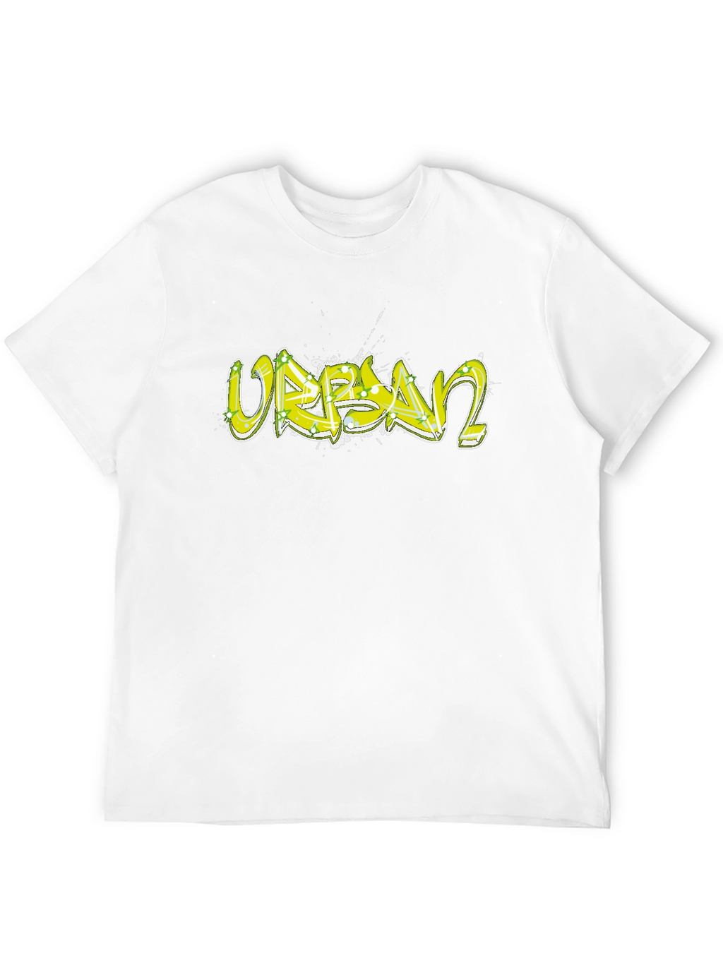 Urban Graffiti Graphic Black T-Shirt