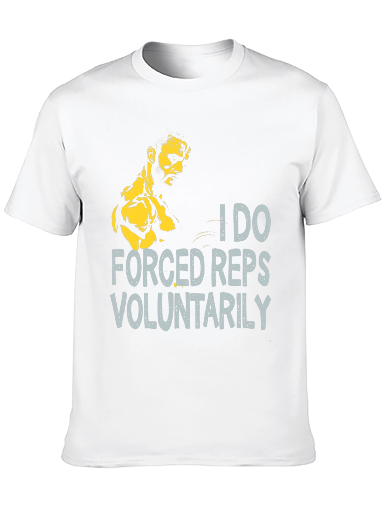 I Do Forced Reps Voluntarily Black T-Shirt