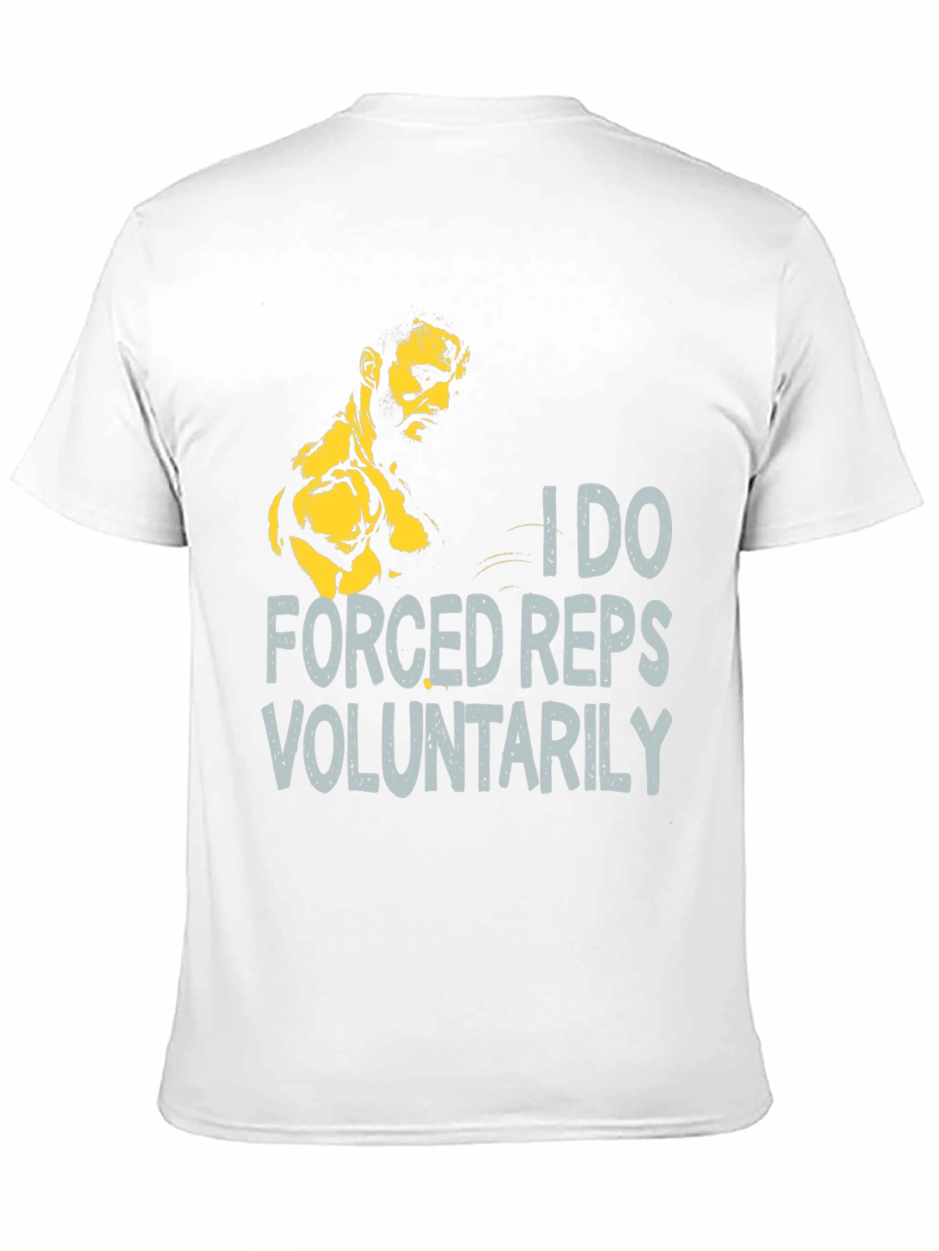 I Do Forced Reps Voluntarily Black T-Shirt