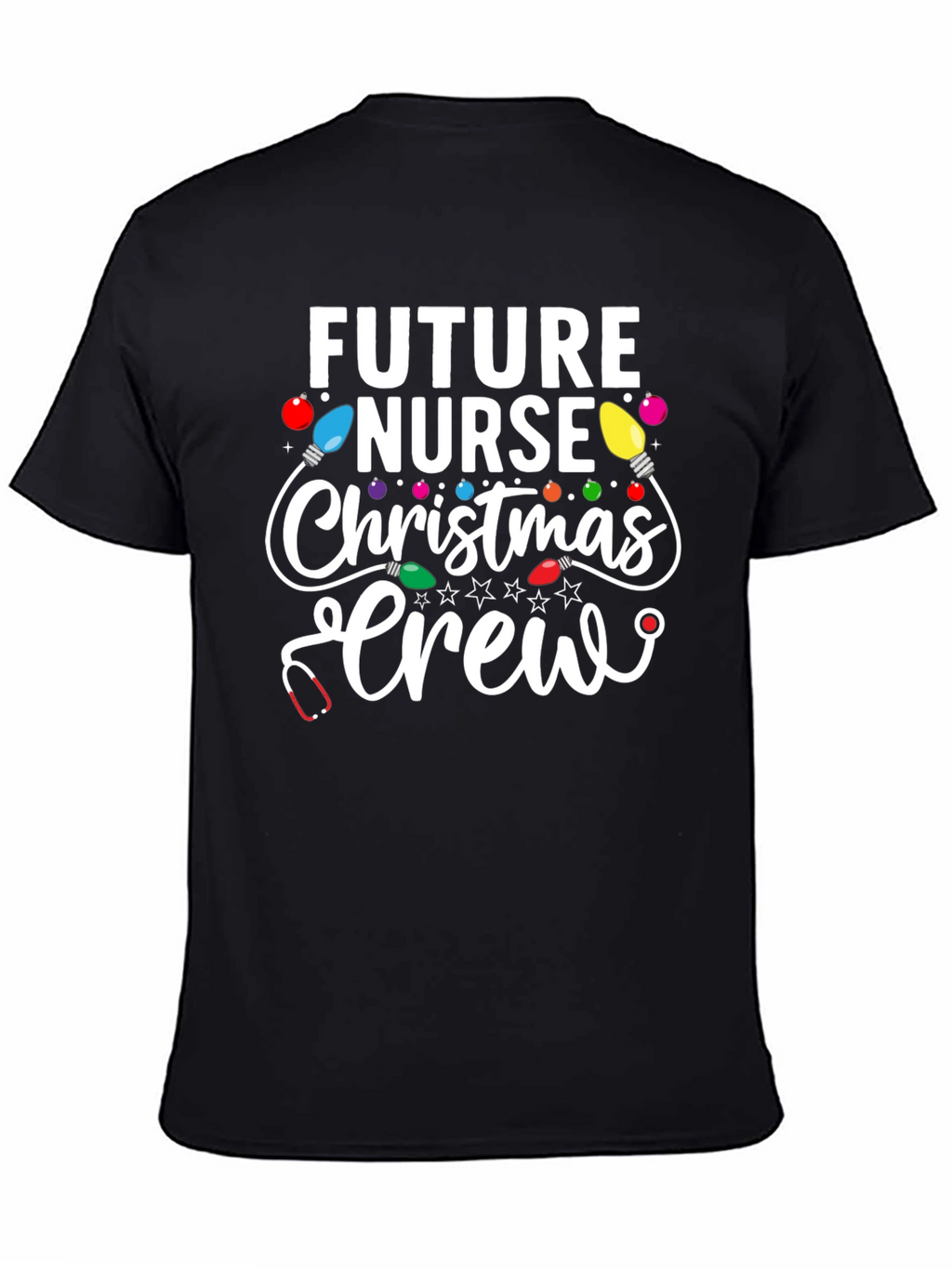 Future Nurse Christmas Crew Graphic Tee