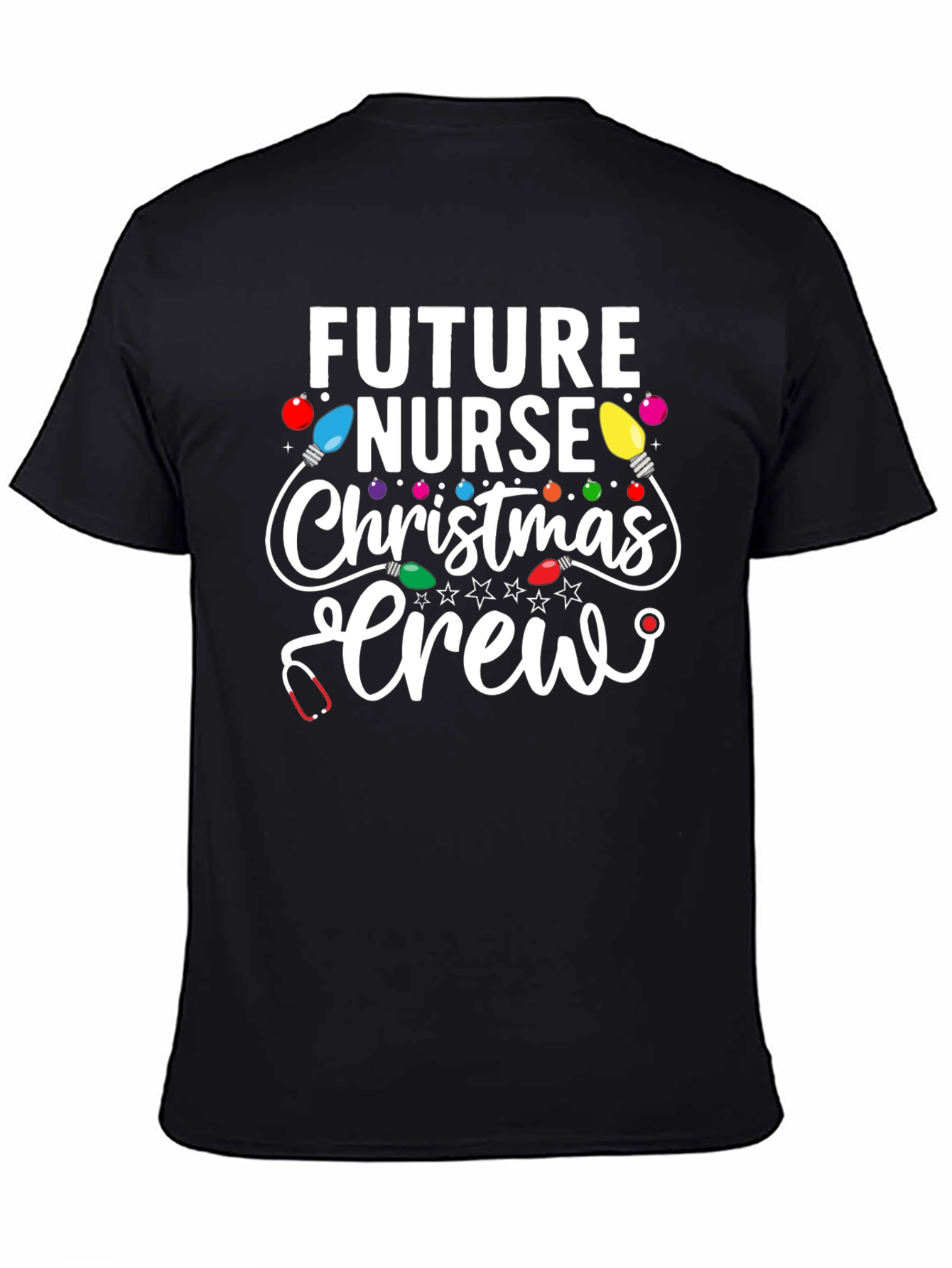 Future Nurse Christmas Crew Graphic Tee