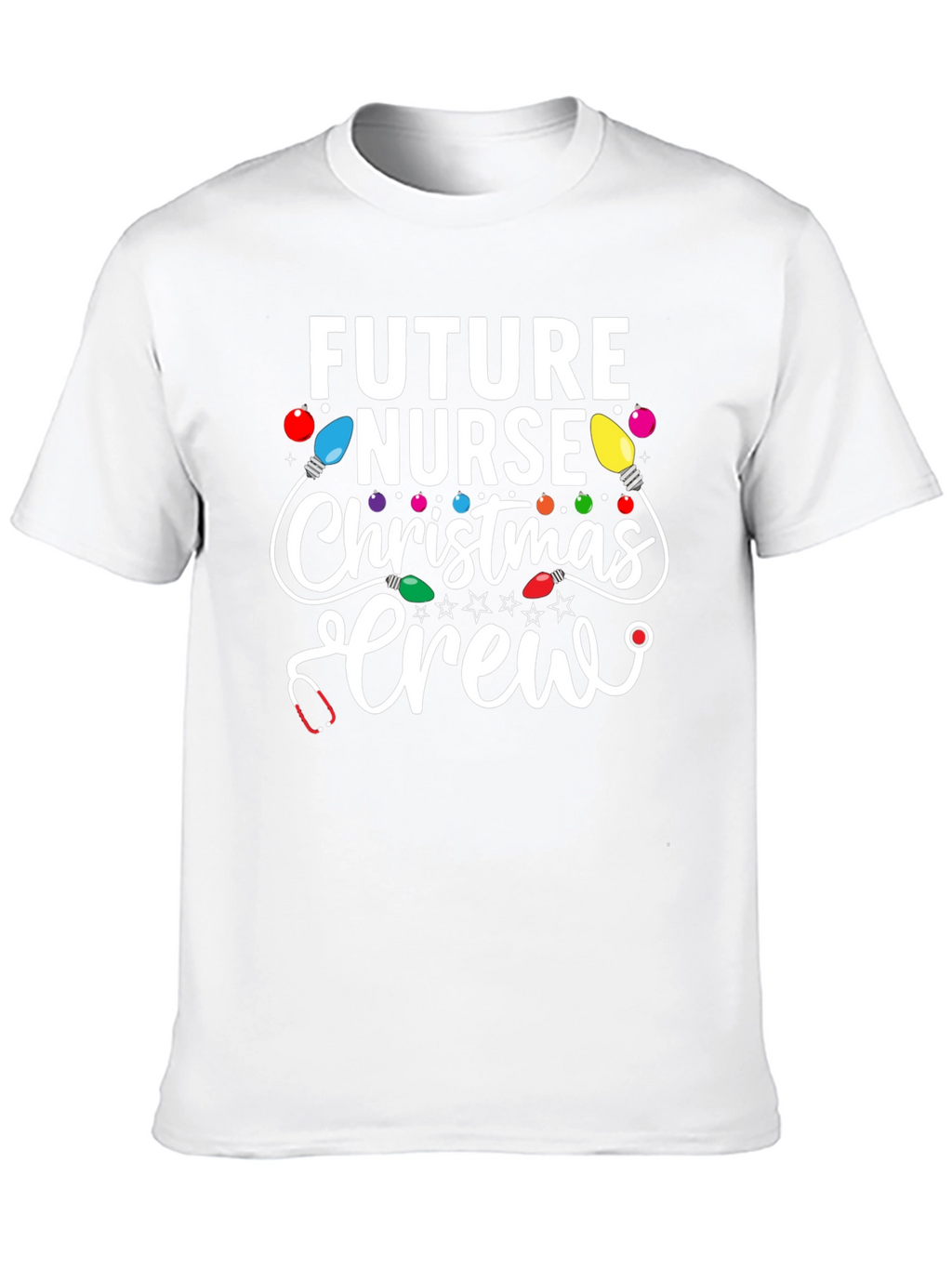 Future Nurse Christmas Crew Graphic Tee