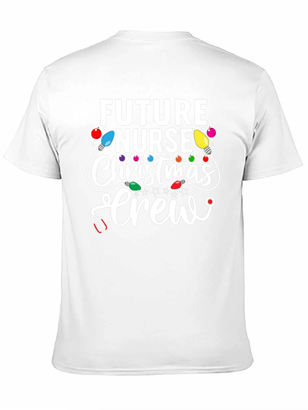 Future Nurse Christmas Crew Graphic Tee