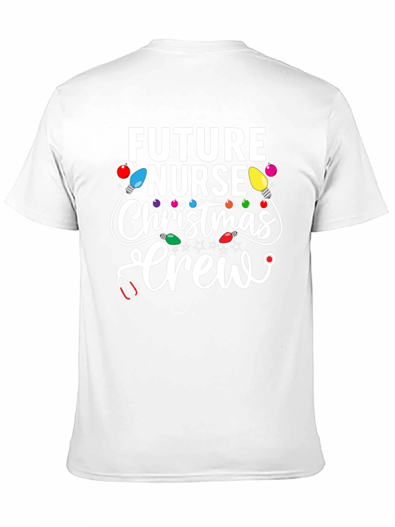 Future Nurse Christmas Crew Graphic Tee