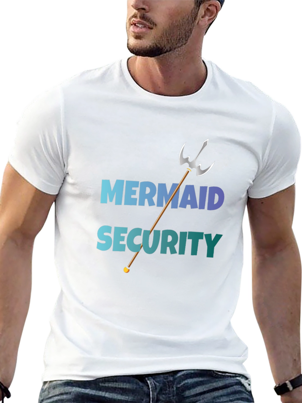 Mermaid Security Graphic Tee