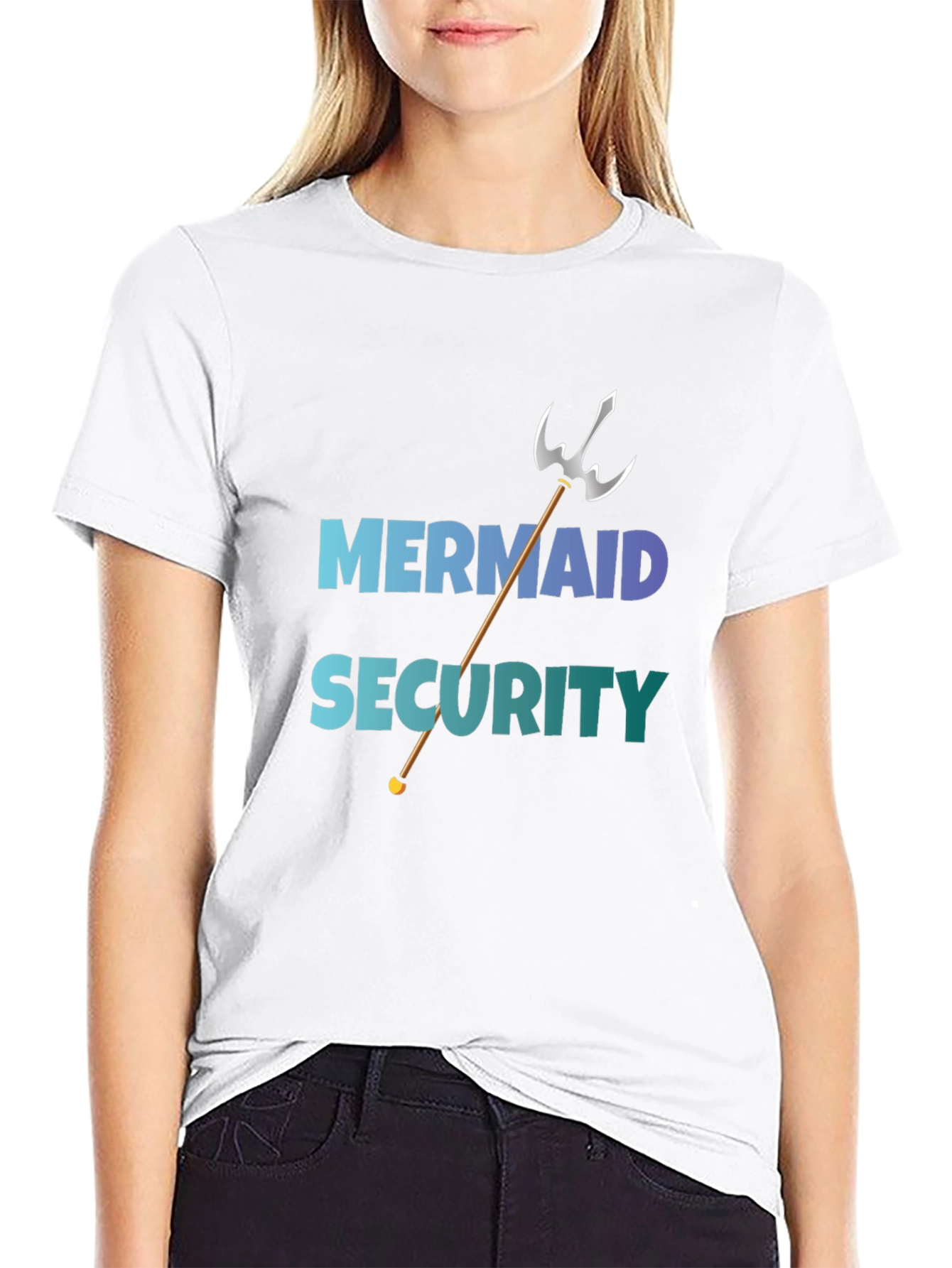 Mermaid Security Graphic Tee