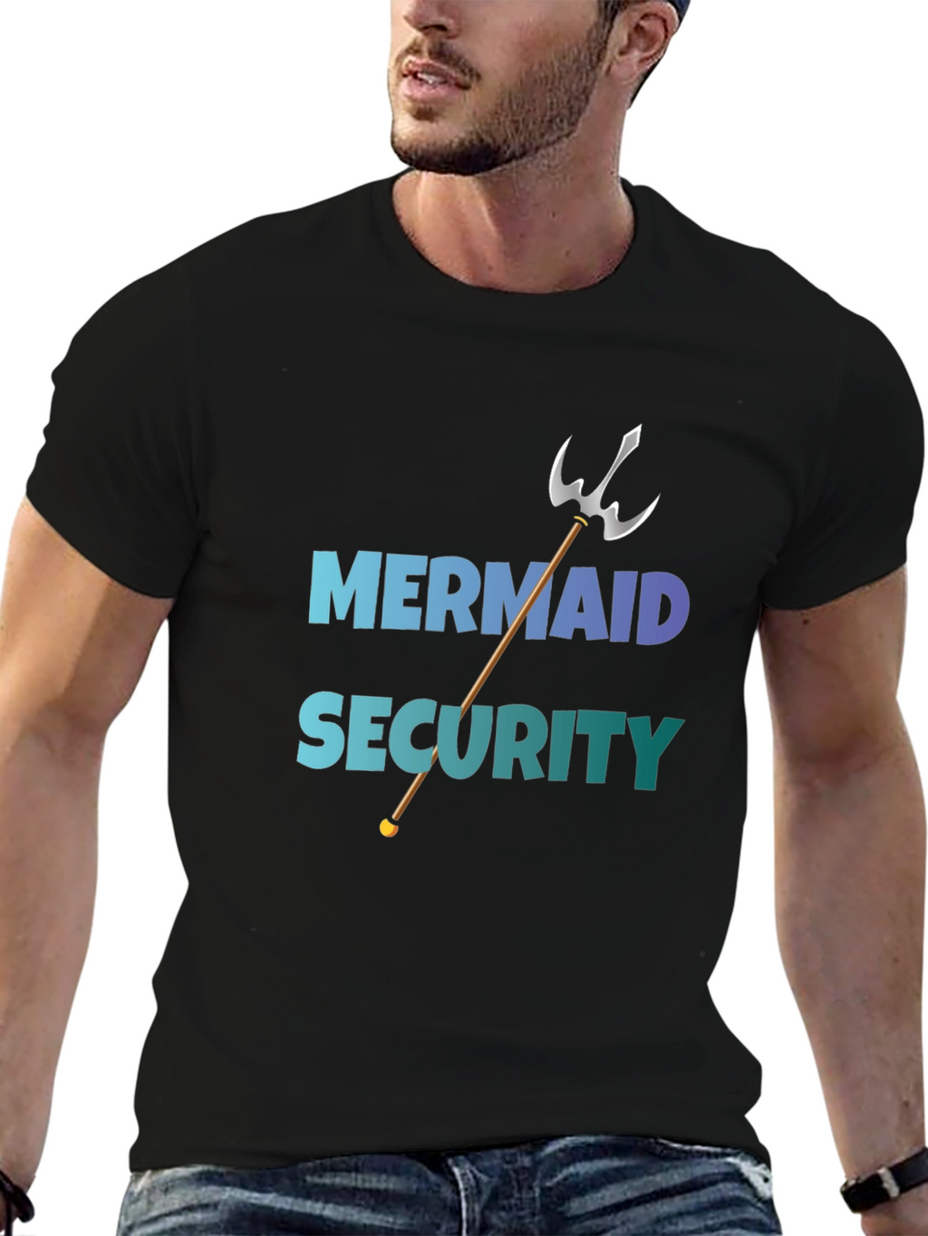 Mermaid Security Graphic Tee