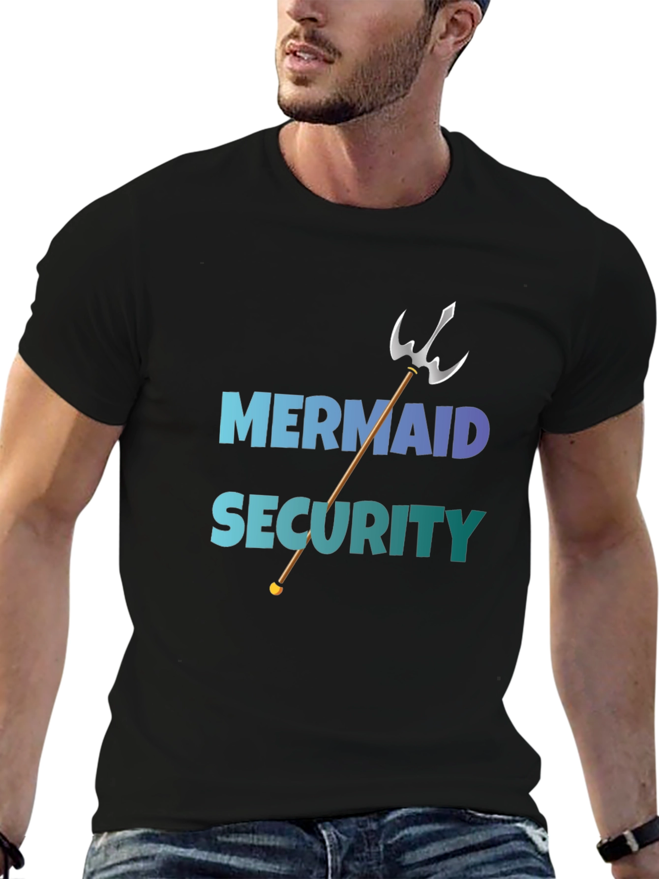 Mermaid Security Graphic Tee