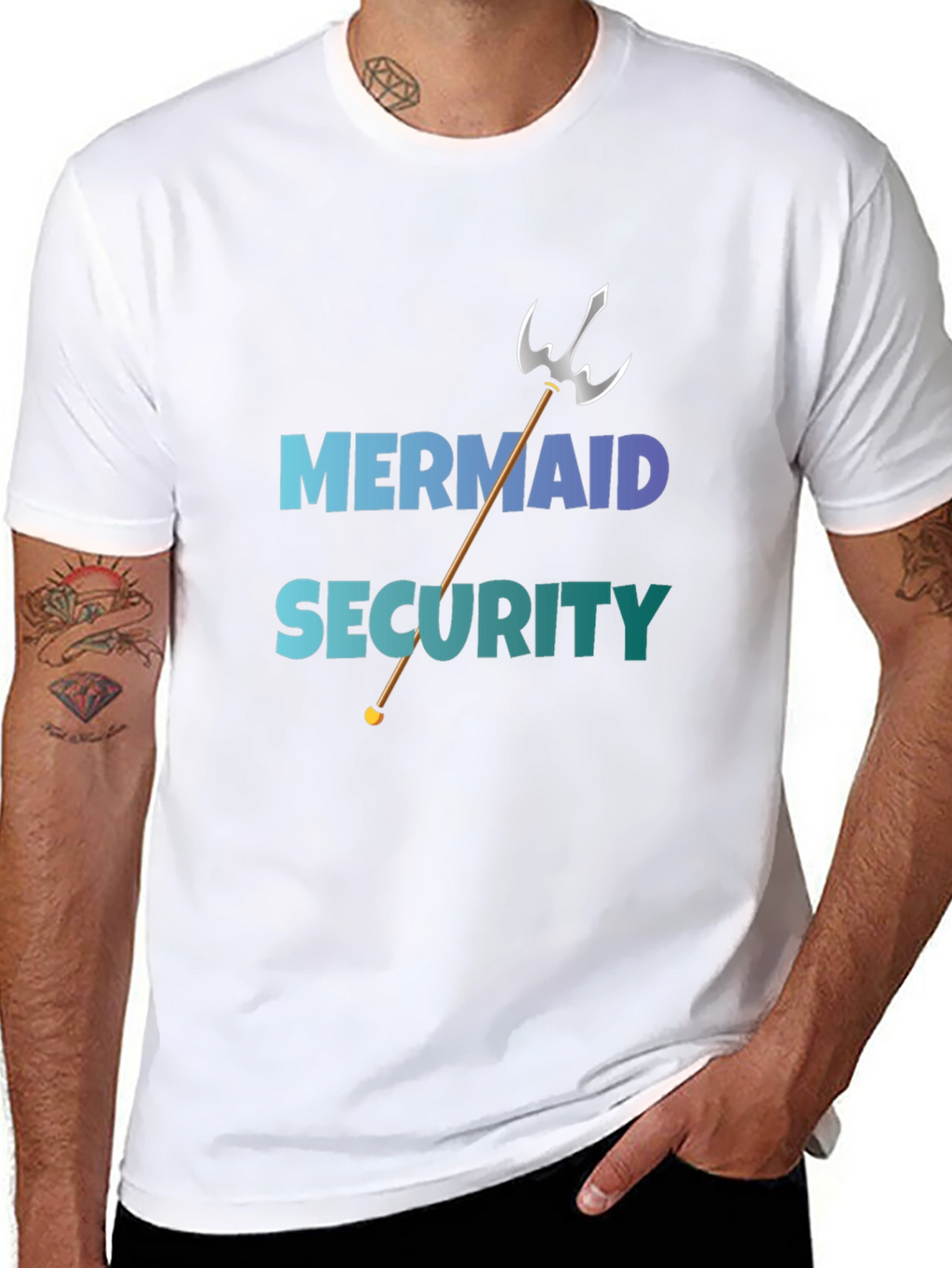 Mermaid Security Graphic Tee