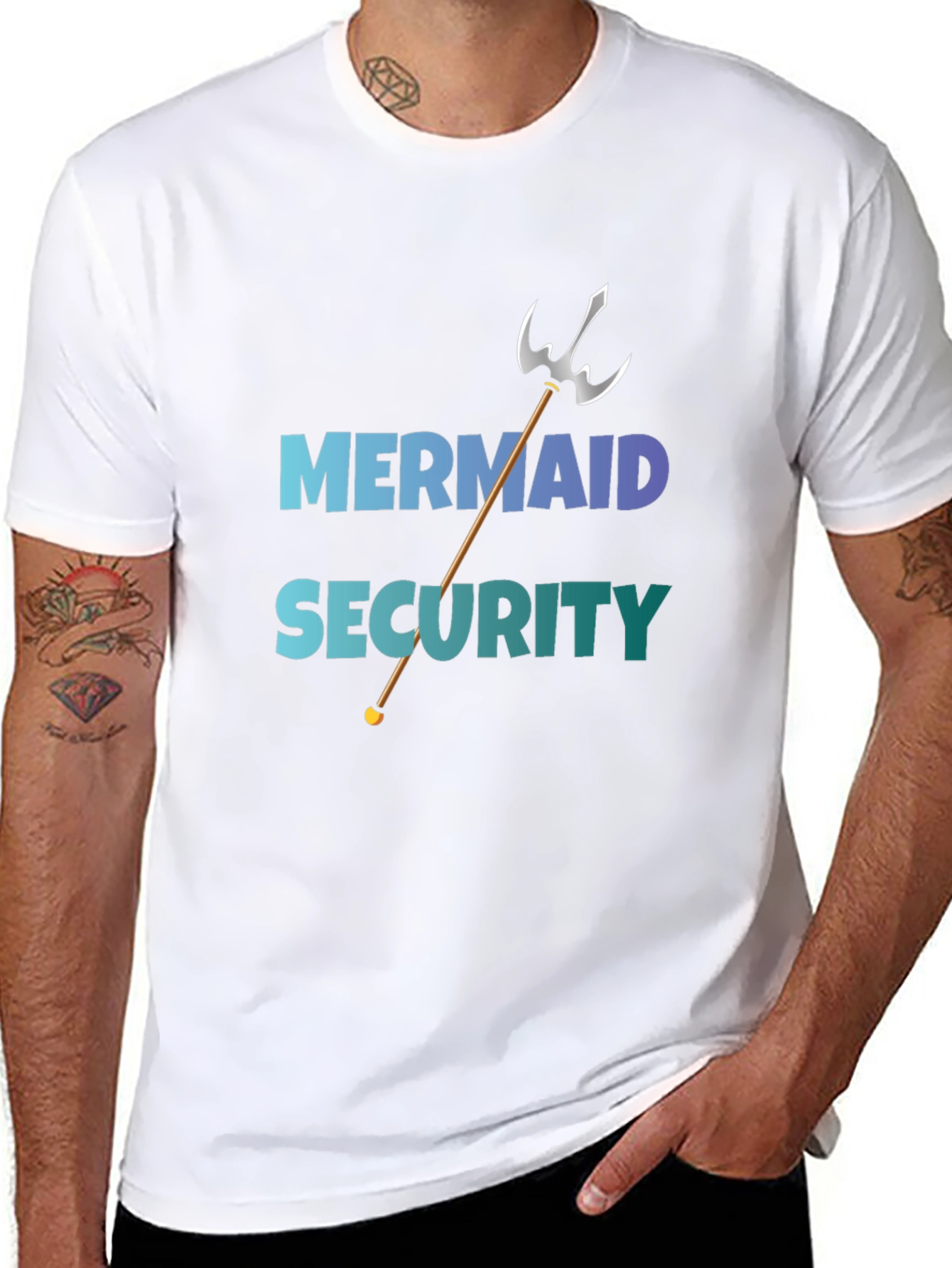 Mermaid Security Graphic Tee