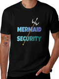 Mermaid Security Graphic Tee