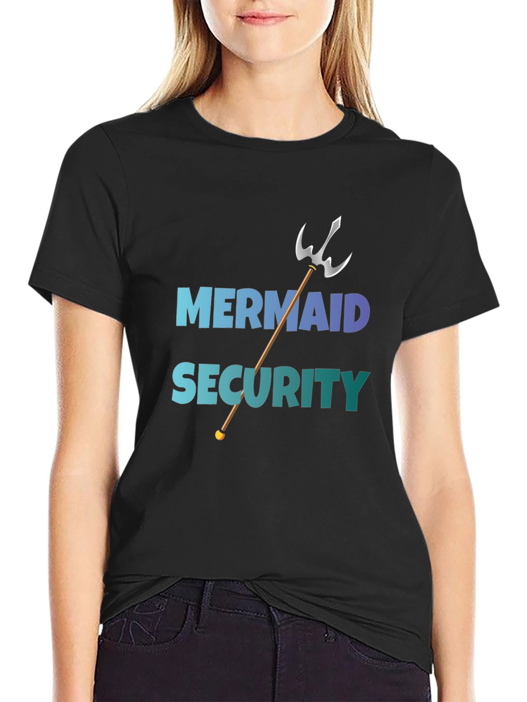 Mermaid Security Graphic Tee