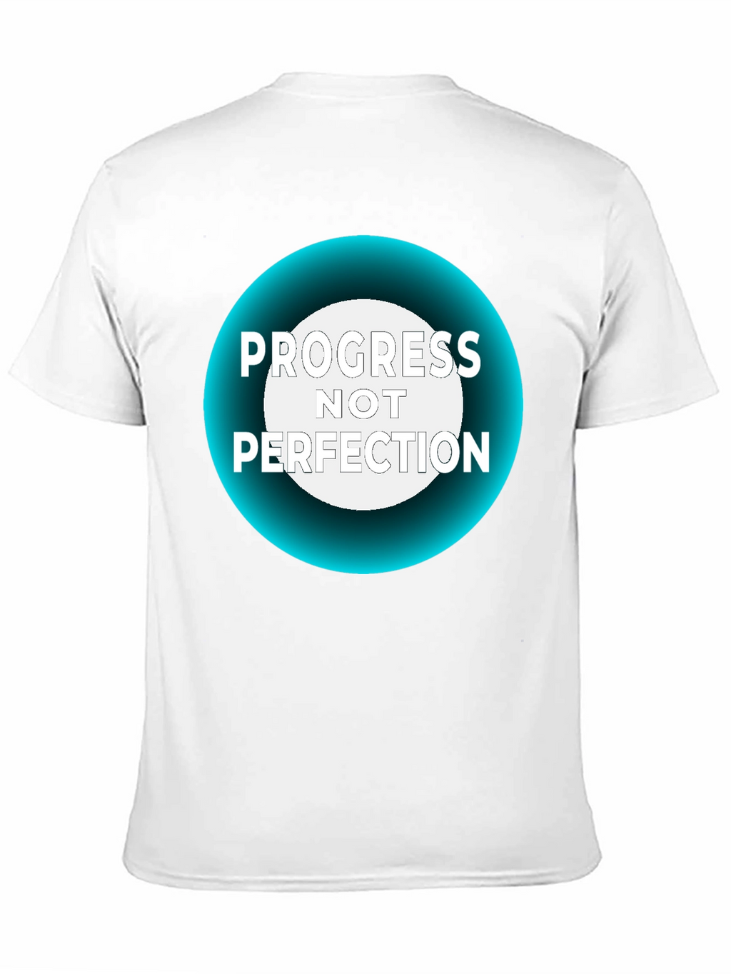 Progress Not Perfection Black T-Shirt