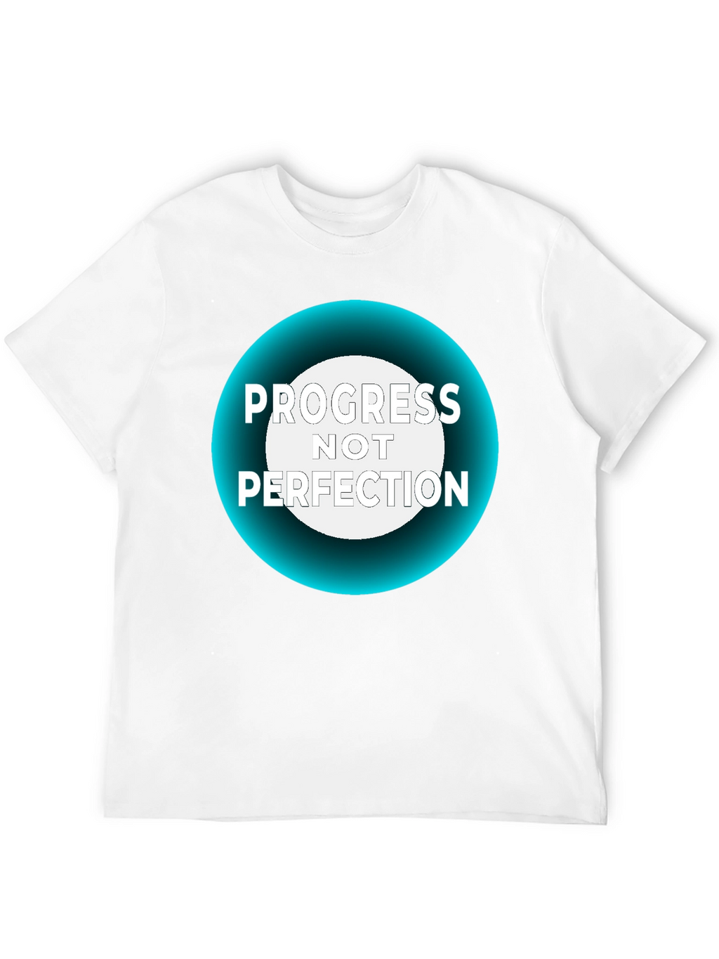 Progress Not Perfection Black T-Shirt