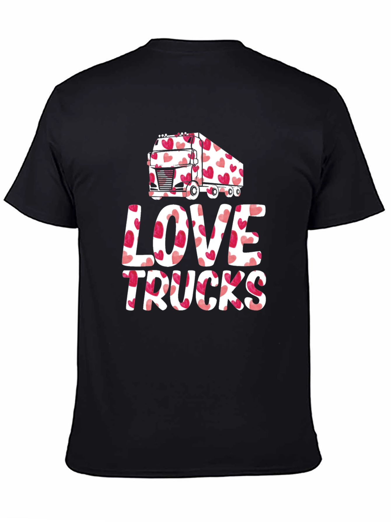 Love Trucks Valentines Day T-Shirt