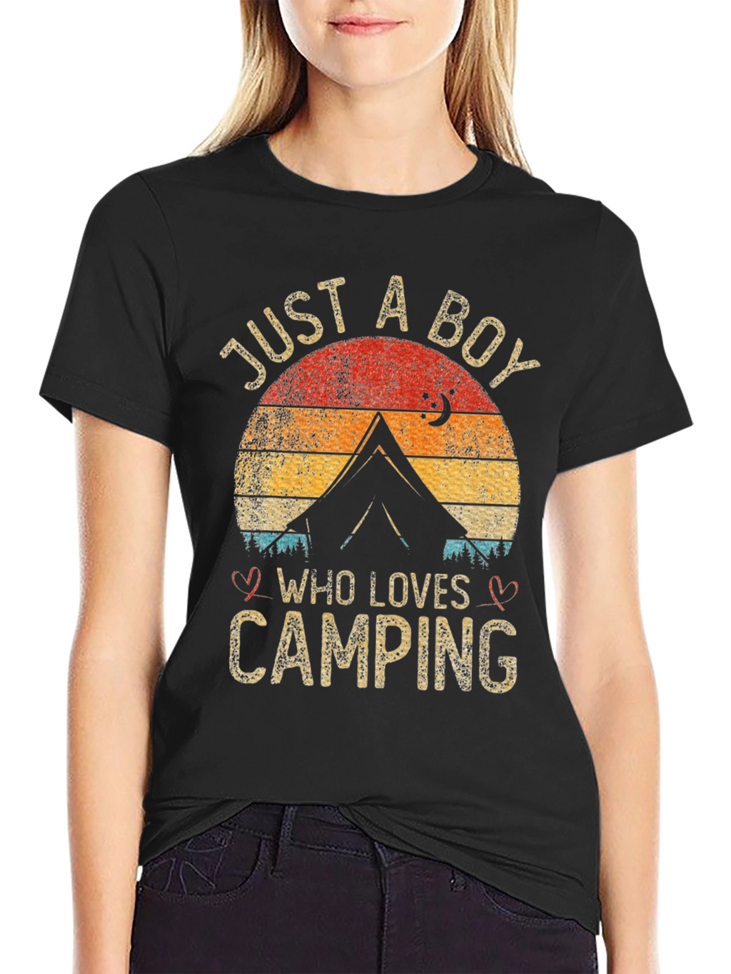 Just A Boy Who Loves Camping T-Shirt