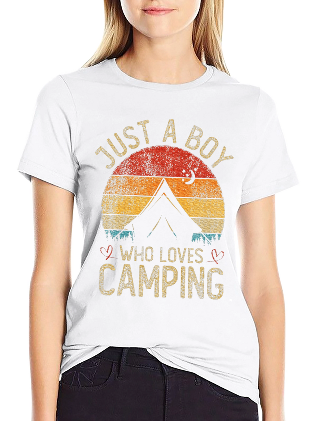 Just A Boy Who Loves Camping T-Shirt