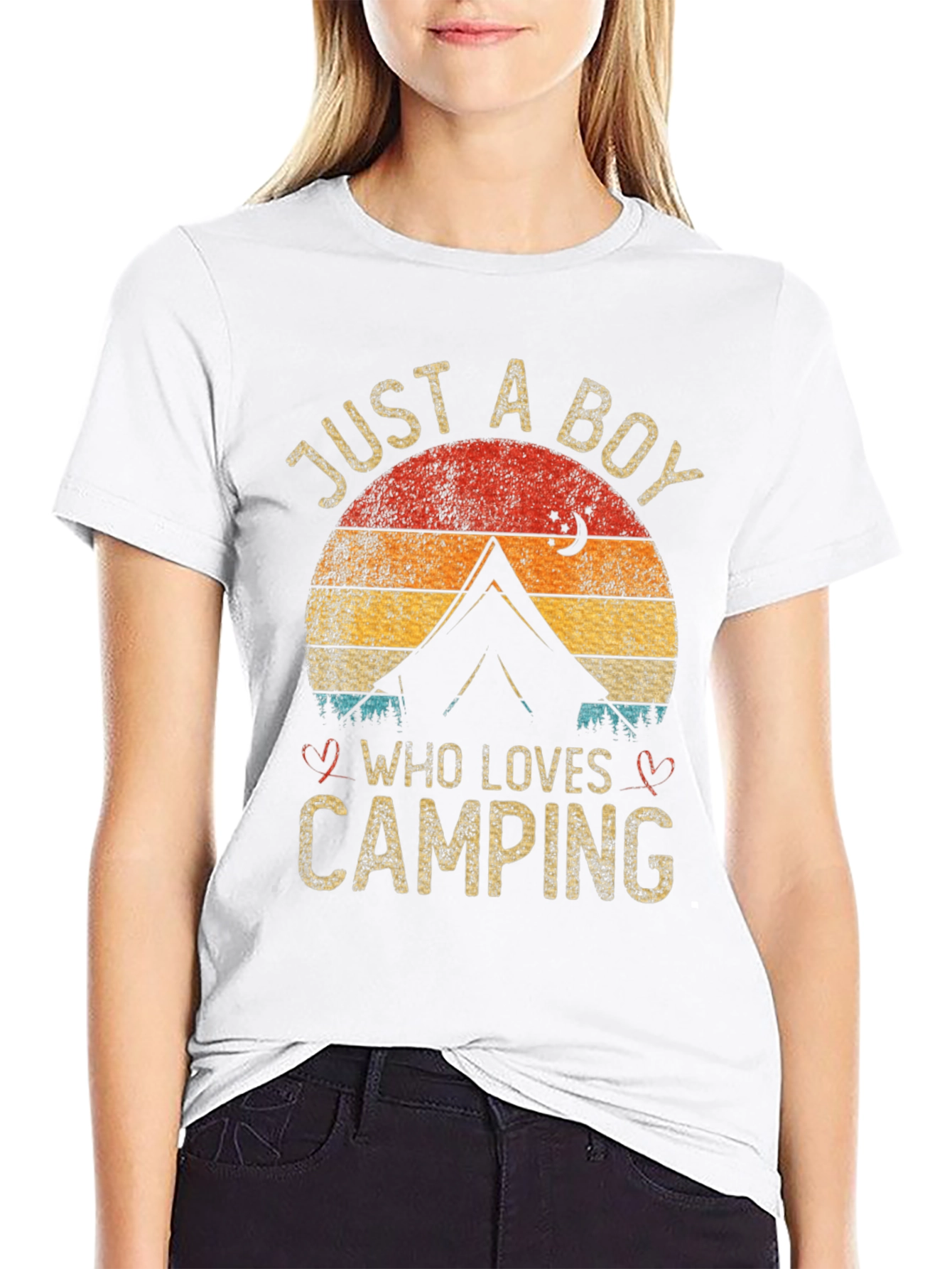 Just A Boy Who Loves Camping T-Shirt