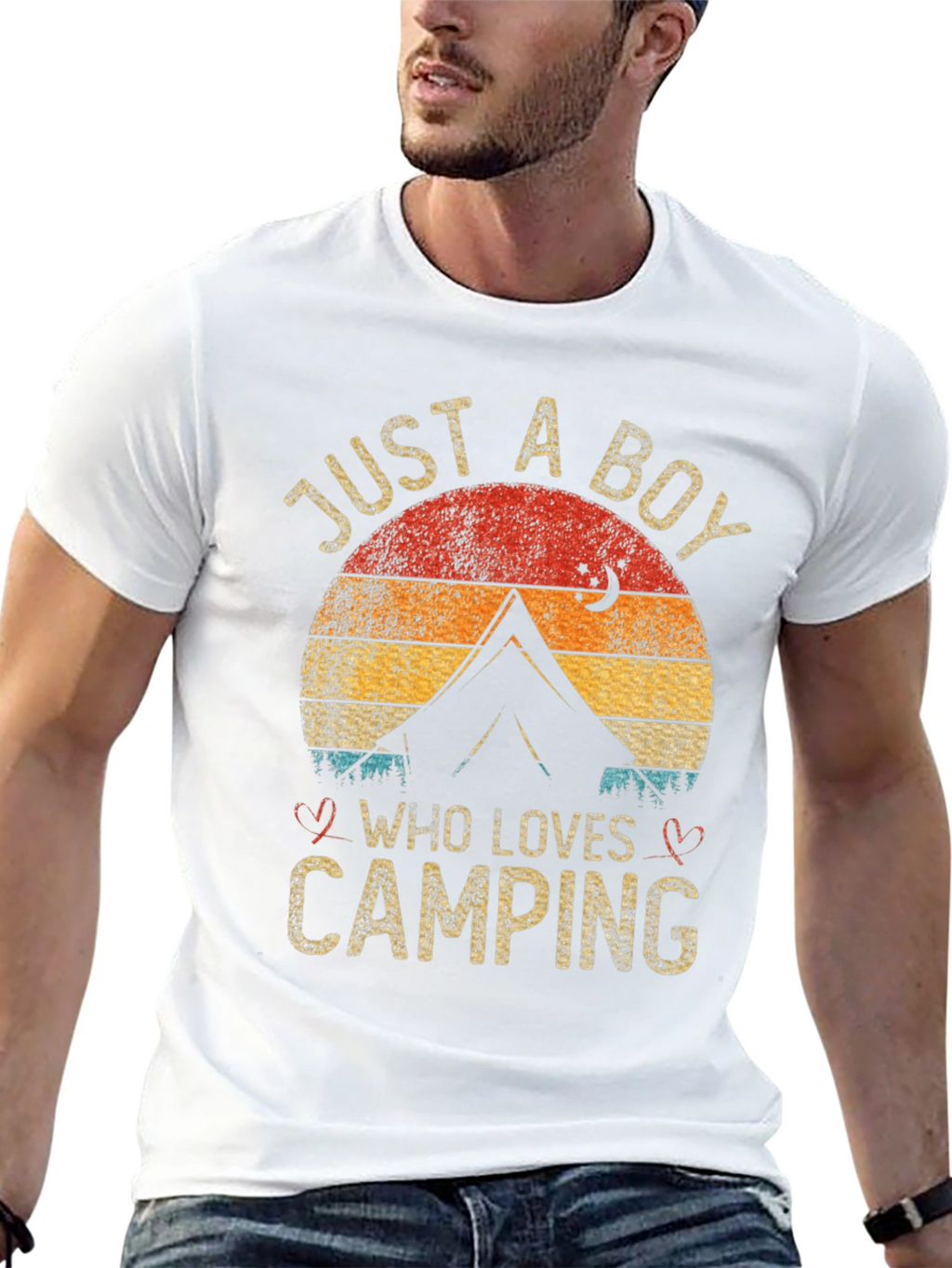 Just A Boy Who Loves Camping T-Shirt