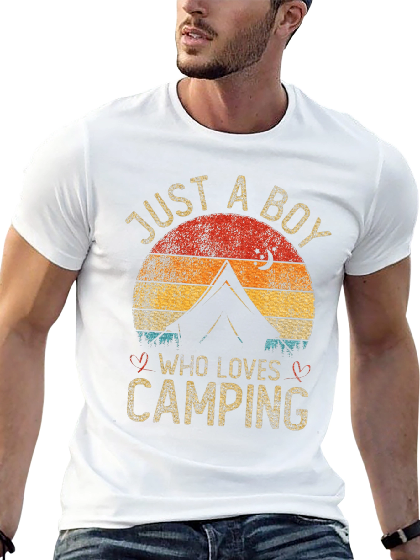 Just A Boy Who Loves Camping T-Shirt
