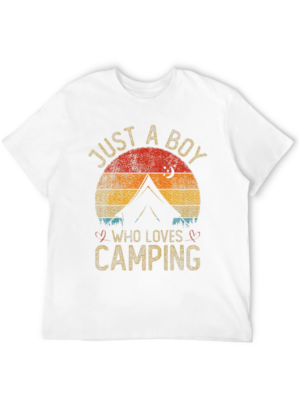 Just A Boy Who Loves Camping T-Shirt