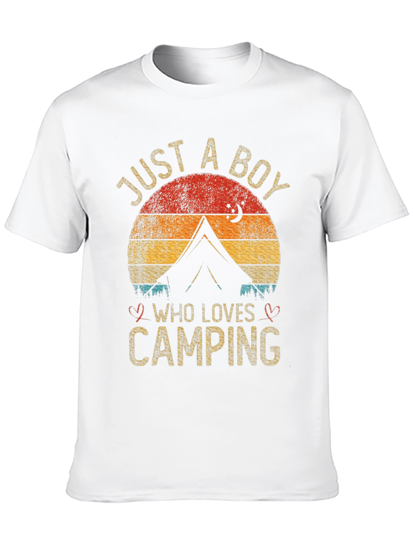 Just A Boy Who Loves Camping T-Shirt