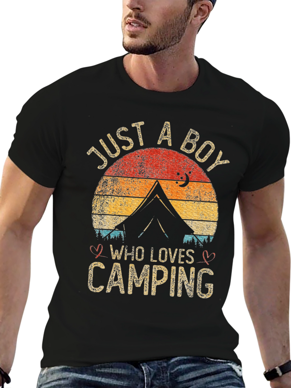 Just A Boy Who Loves Camping T-Shirt
