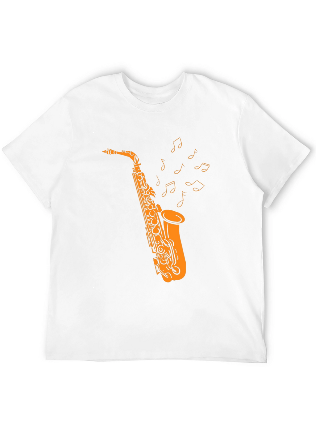 Saxophone Music T-Shirt - Black Graphic Tee