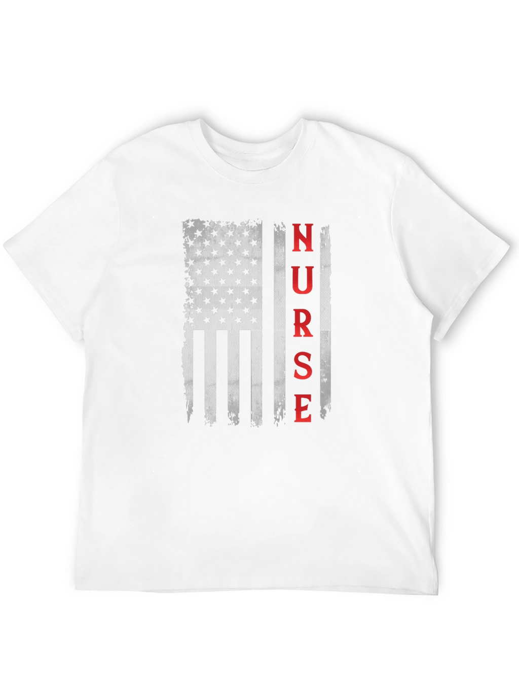 Nurse American Flag Graphic T-Shirt