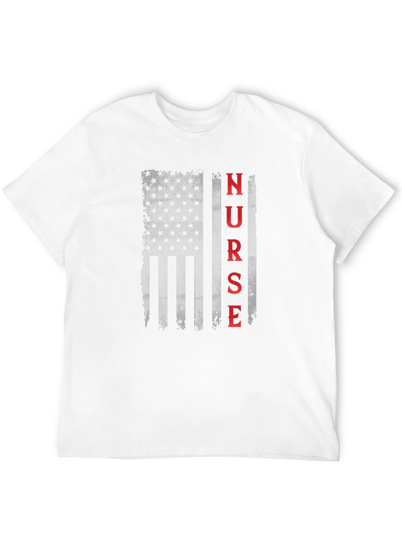 Nurse American Flag Graphic T-Shirt
