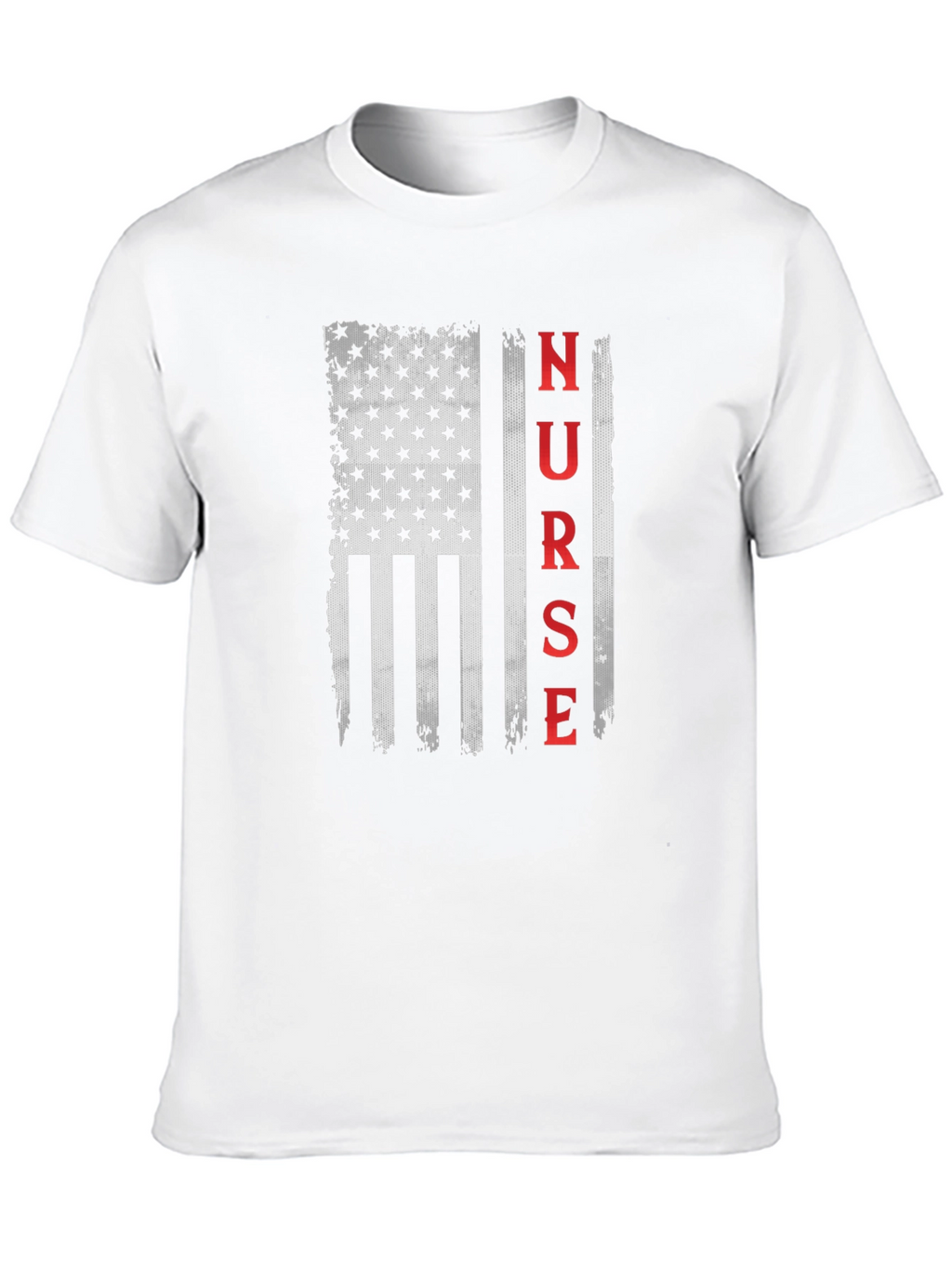 Nurse American Flag Graphic T-Shirt