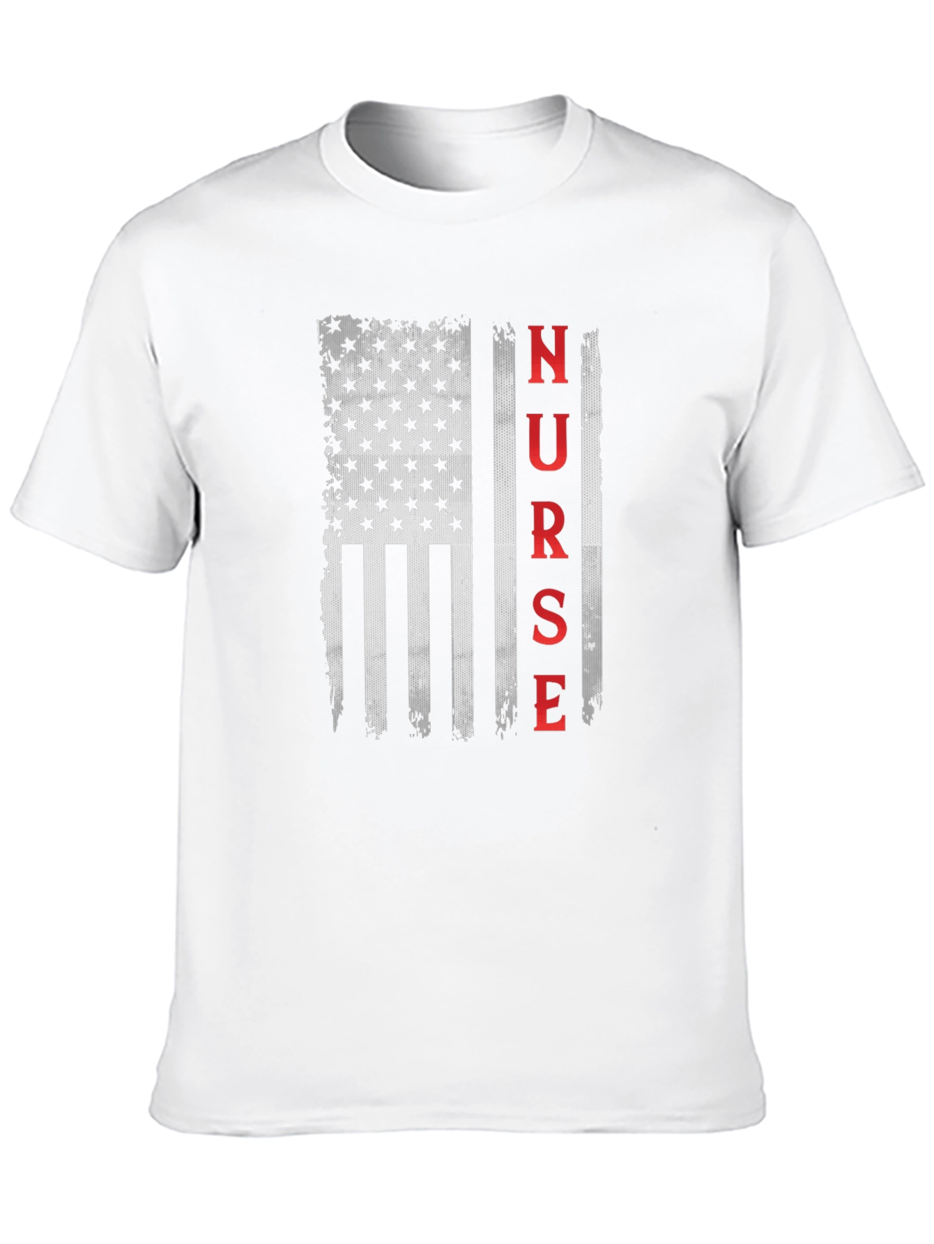 Nurse American Flag Graphic T-Shirt