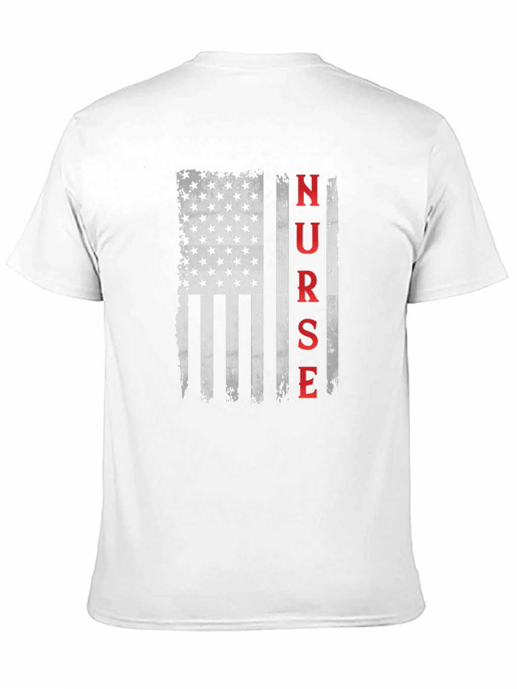 Nurse American Flag Graphic T-Shirt