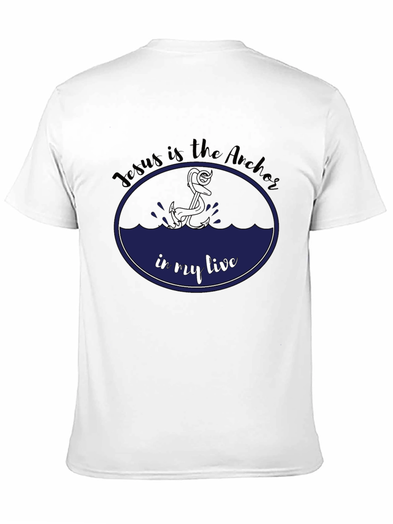 Jesus is the Anchor Black T-Shirt